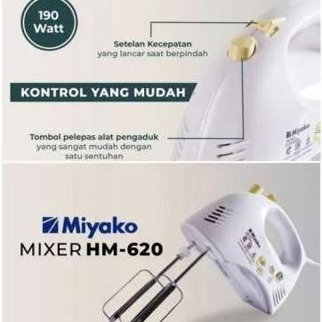 Grosir Miyako Hm-620 Stand Mixer - White