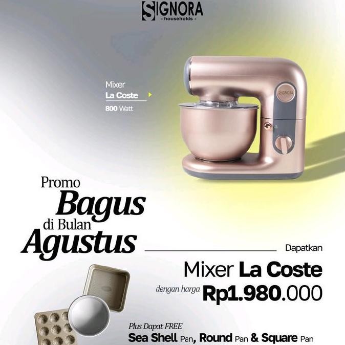 Grosir Mixer La Coste Signora/Mixer La Coste/Mixer Signora/Standing Mixer