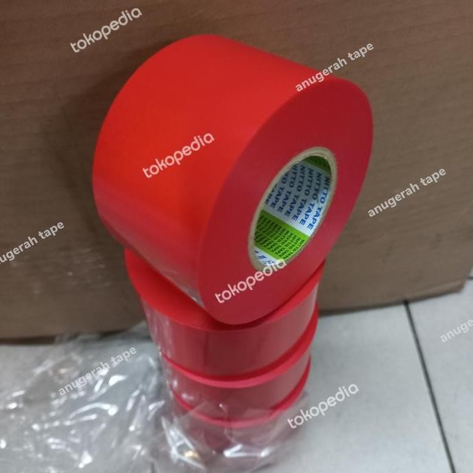 Bst Ready Lakban Kabel Listrik Nitto 21 5Cm X 20 Merah Best Seller