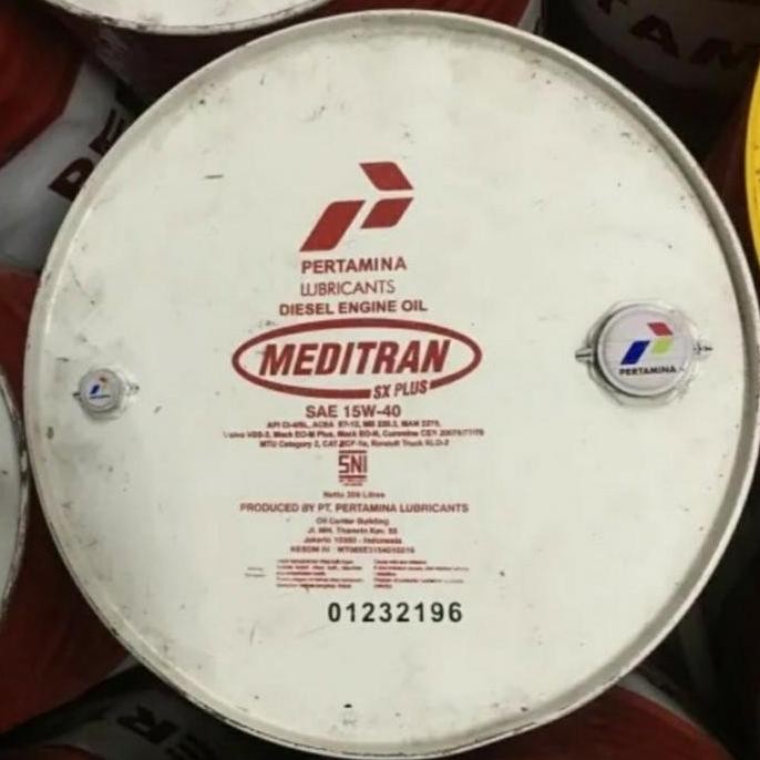 OLI/PELUMAS PERTAMINA MEDITRAN SX PLUS 15W40/15W-40 DRUM 209 LITER