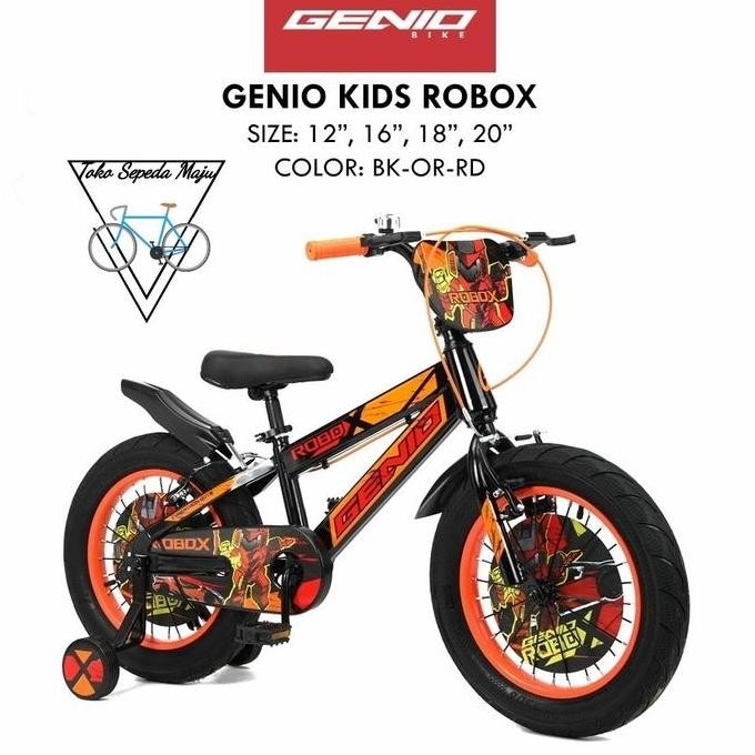 Promo Sepeda BMX Anak Laki 12 inch 16 inch 18 inch GENIO KIDS ROBOX COD