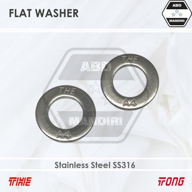 Ss316 Ring Plat Wp Stainless M12 ( Sus316 Flat Washer) 12