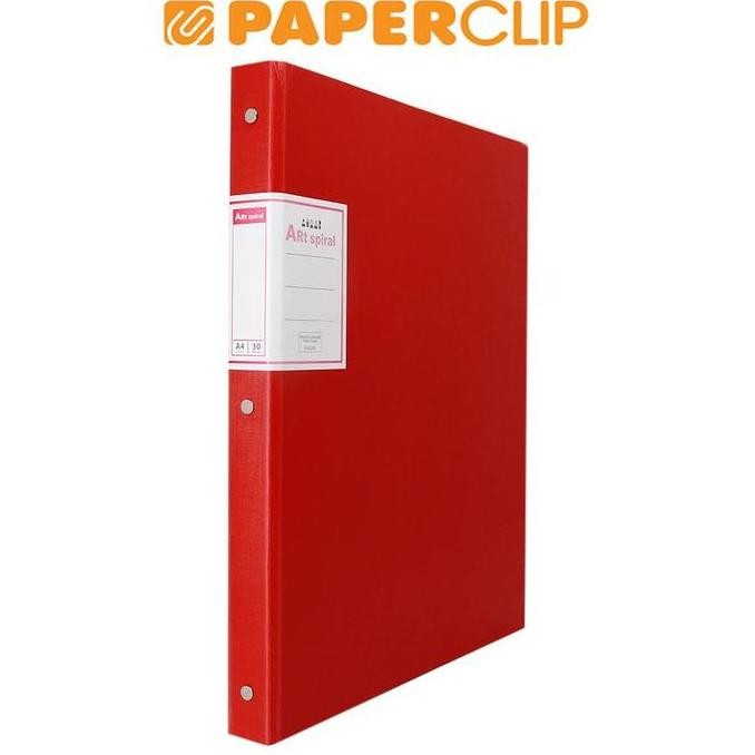 

FILE NOTE A4 MARUMAN ART SPIRAL F486-01 RED