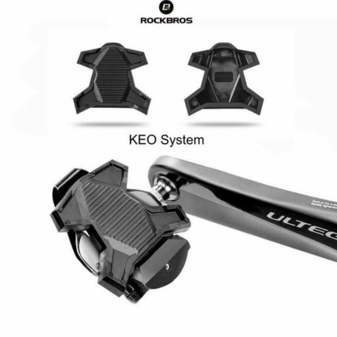 Promo Rockbros Cover Pedal Cleat Look Keo Adapter Cleat Pedal Loo KEO System COD