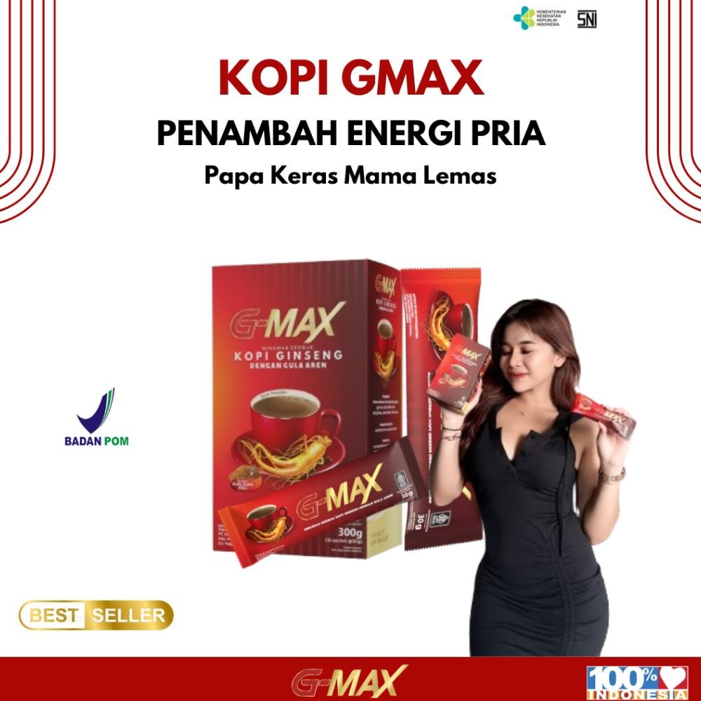 

Ready!! Kopi Kuatt Pria Lama Tahan KOPI GMAX ORIGINAL PROMO Kopi- GMax Stamina Pria Instan Sachet 100% Original Bpom HALAL