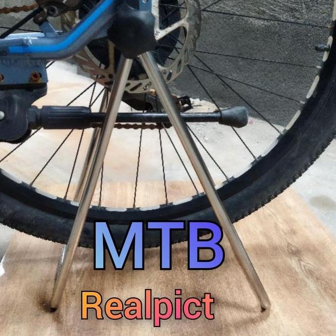 Promo paddock sepeda universal pedok statis stand sepeda trainer COD