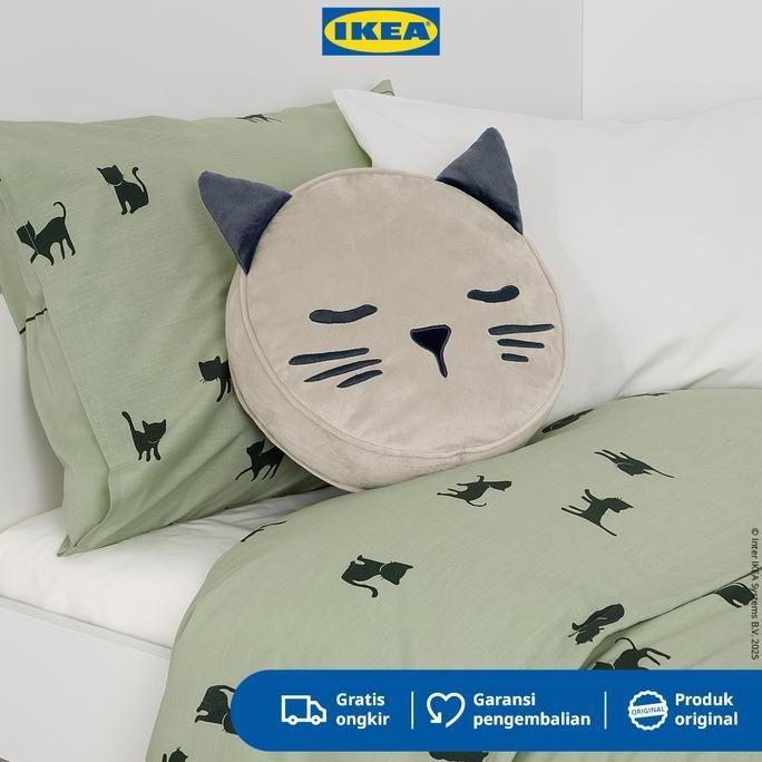 Ikea Barndrm Bantal Kursi Kucing Dengan Kantong Krem 32X8Cm Sofa