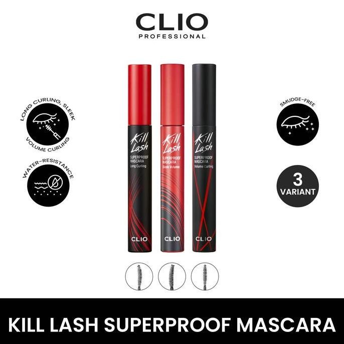 NEW CLIO Kill Lash Superproof Mascara