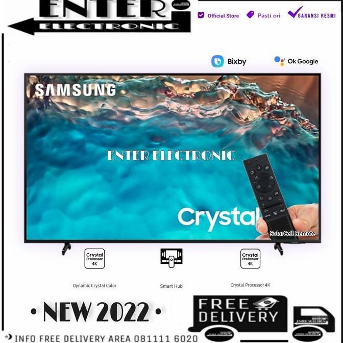 TERMURAH - SAMSUNG UA85BU8000 - SMART TV LED 85 INCH CRYSTAL UHD 4K HDR 85BU8000