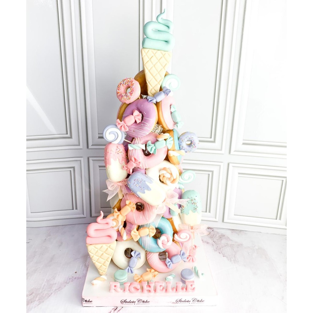 

Donat/Donat Ulang Tahun/Donat Tower/Donat Ultah tema Candy/Danat Birthday Jakarta