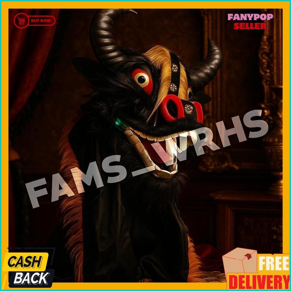 Bantengan Anak Bantengan Mangap Spons Topeng Bantengan Kerbau