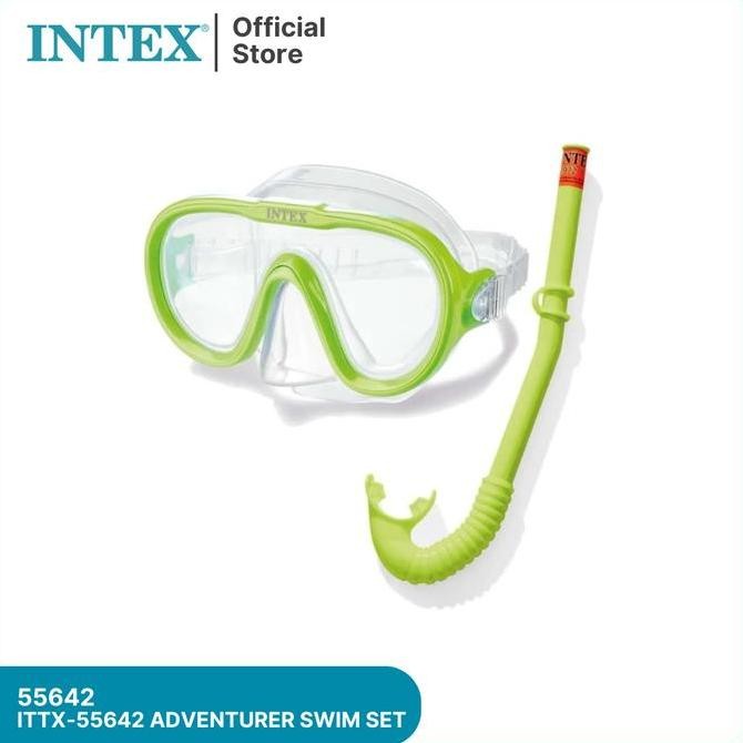 BEBAS ONGKIR - INTEX Alat Snorkling Adventurer Swim Set 55642