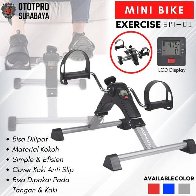 Sepeda Statis Mini - Portable Bike /Kaki/Meja/Terapi/Tangan/Duduk
