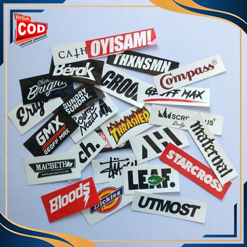 

Produk Baru Stiker Distro / Sticker Clothing / Jackcloth / Hypebeast Vynil Doff Jeruk Viral Kekinian Terbaru 2025 UJ-55