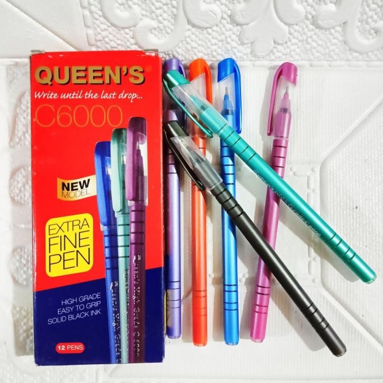 

Terbaik Pulpen Faster Queen's Pulpen mini 0.7 mm 1 pak isi 12 pcs EIT-47
