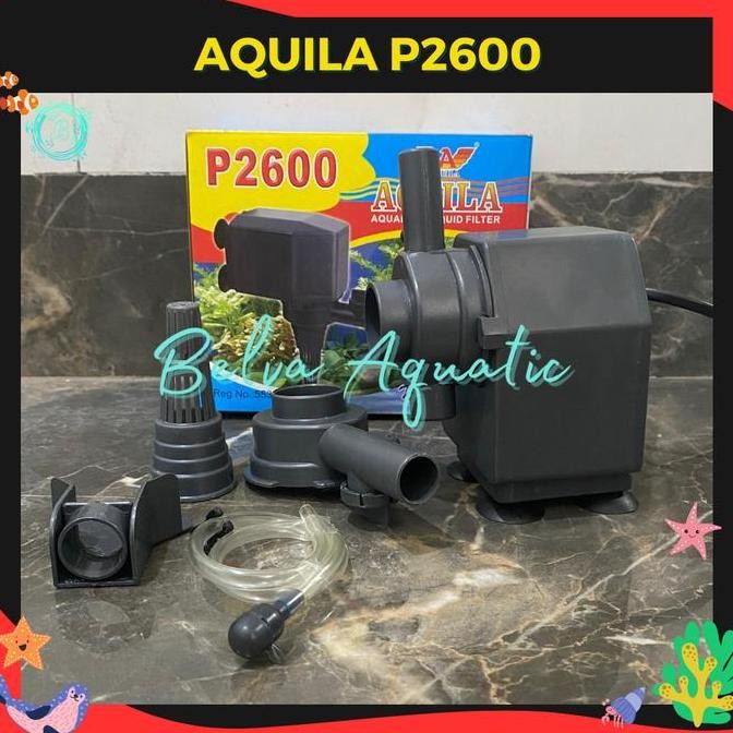 TERMURAH - AQUILA 2600 Pompa Celup Pompa Aquarium Pompa Hidroponik Aquila P-2600