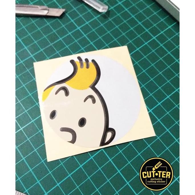

Cutting Sticker Tintin Peek