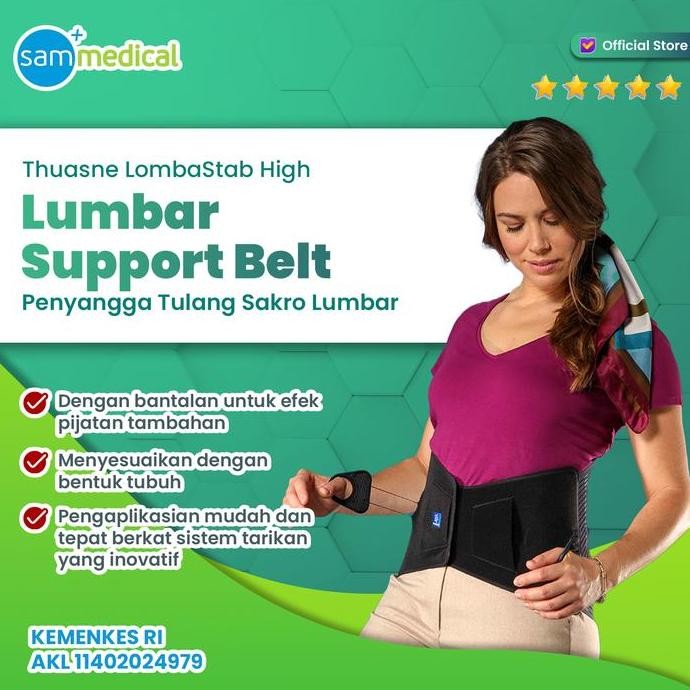 BEBAS ONGKIR - Thuasne LombaStab High /Penyangga Tulang Belakang