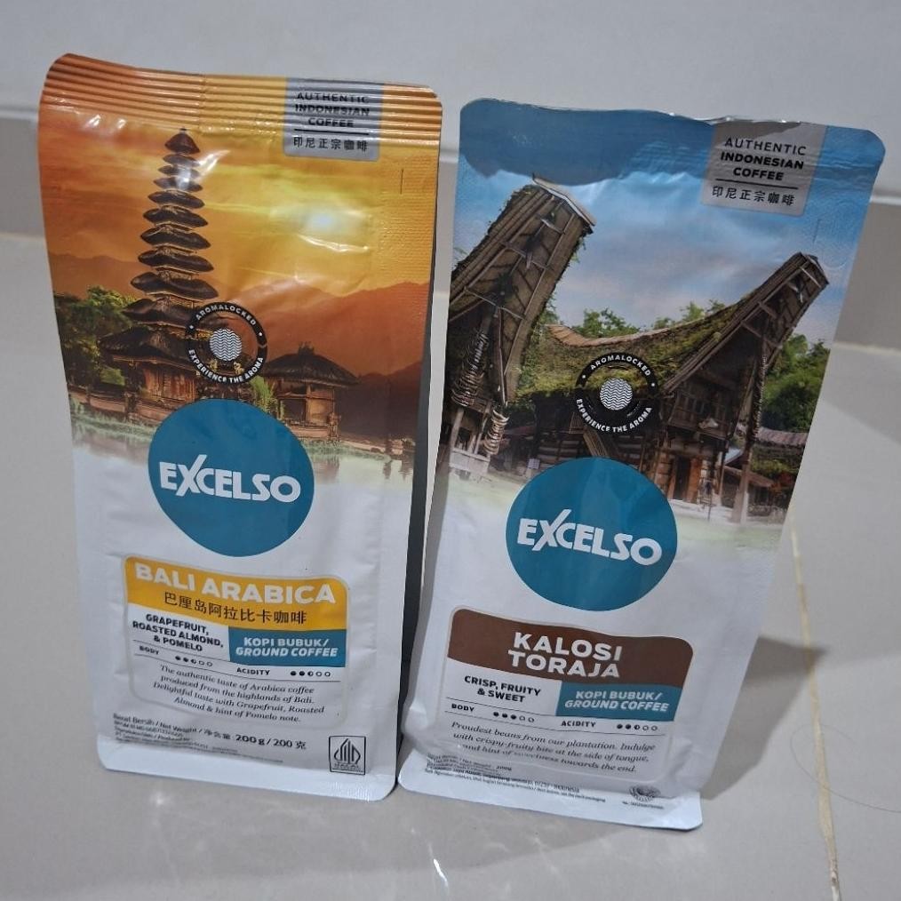 

Ready!! Excelso Kopi Bubuk 200 g (Exp Dec 2025)