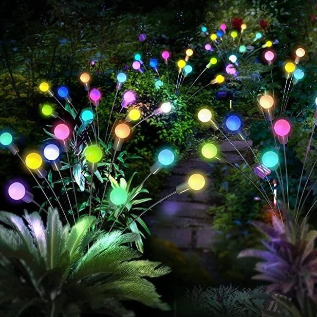 Lampu Taman Led Outdoor Tenaga Surya / Lampu Tancap Taman Dekorasi Hiasan Led solar pvc sensor set