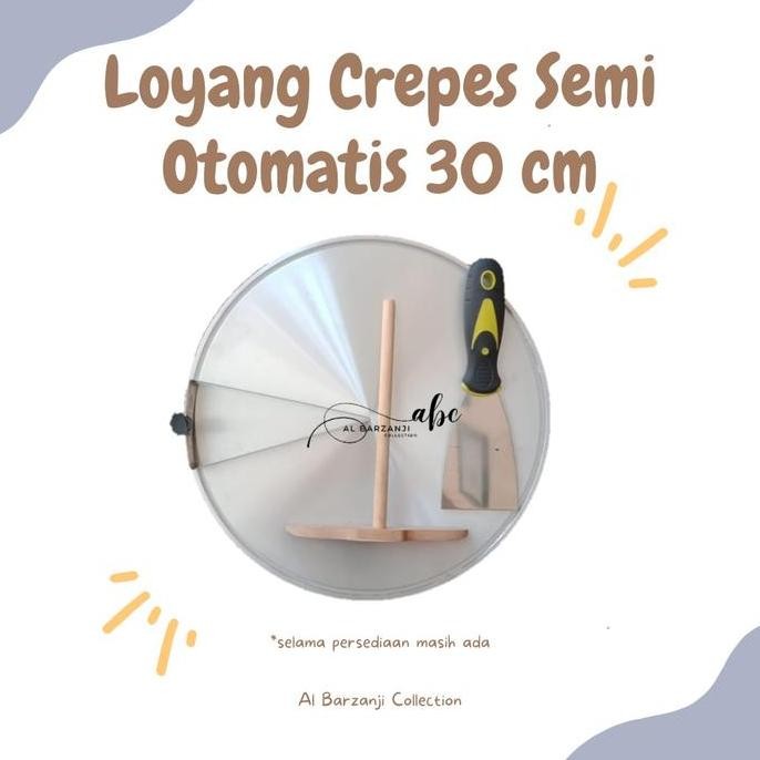 Loyang Crepes Semi Otomatis 30Cm Crepes Alat Kitchenware