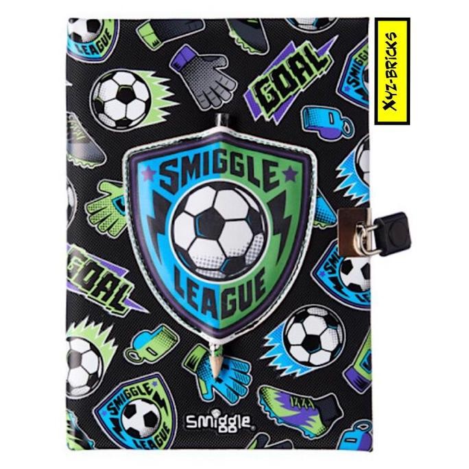 

TERLARIS - SMIGGLE 408641 - Poppin Scratch 4 Scent A5 Lockable Notebook Black