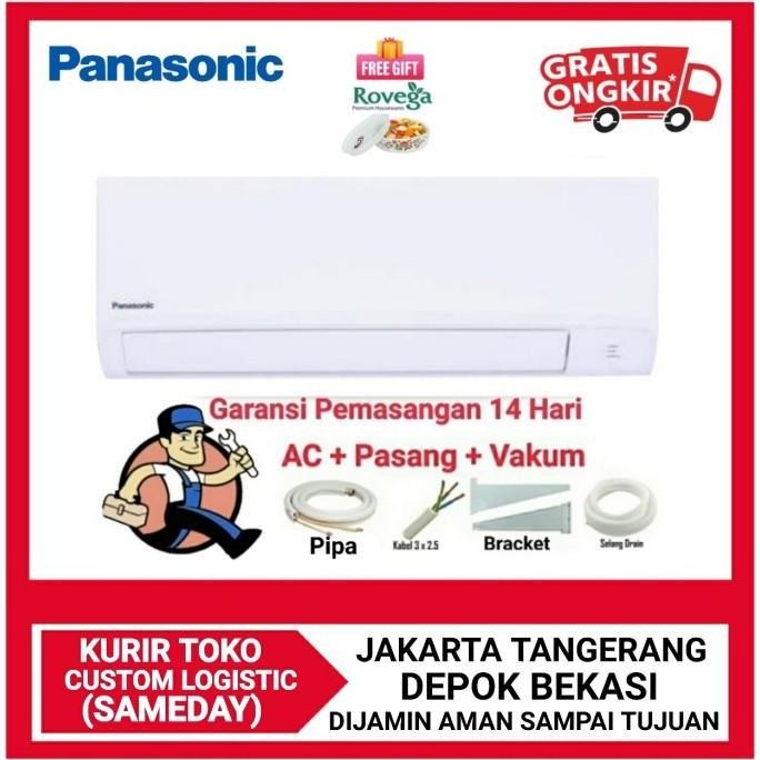TERBARU - AC PANASONIC 2 PK CS-YN18WKJ + PASANG / 2PK 18WKJ