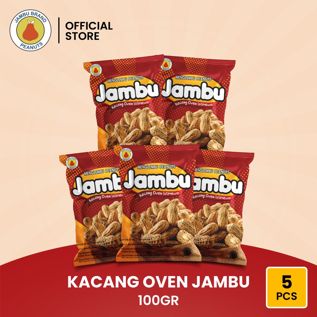 

Kacang Kulit Jambu 100 Gr (isi 5 Pcs)