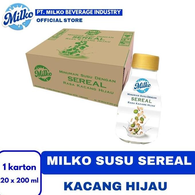 

MILKO SEREAL RASA KACANG HIJAU 20 X 200 ML