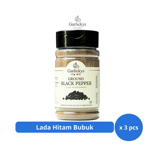 

GARLICKYS Lada Hitam Bubuk Premium Quality 50gr x 3 pcs