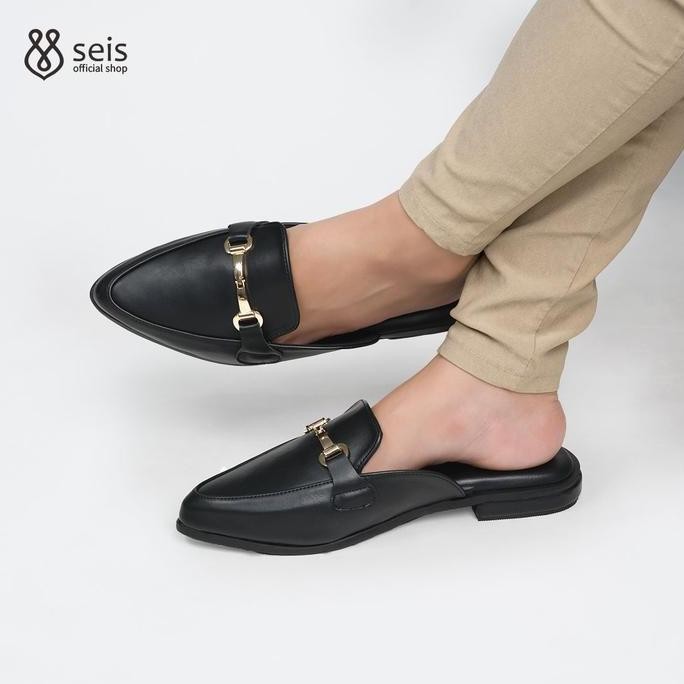 Seis Scarlet Mules Wanita Shoes Sendal Sendal