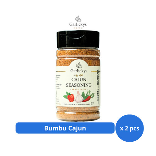 

GARLICKYS Bumbu Cajun Premium Quality 55gr x 2 pcs
