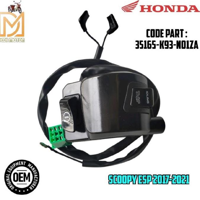 SAKLAR/HOLDER KANAN SAKLAR STATER HONDA SCOOPY 2017-2021 Motorcycle