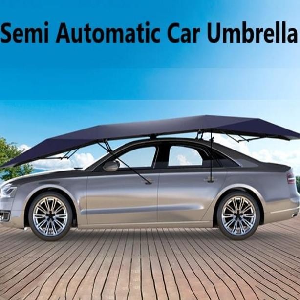 // Car Umbrella UV Semi Automatic Tenda Cover Tenda Payung Anti Panas Atap Mobil //