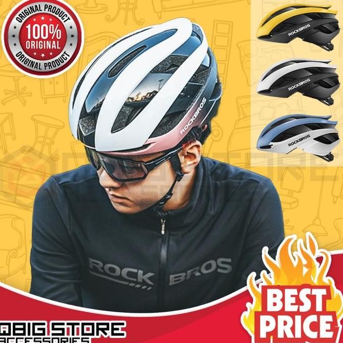 Rockbros Helm Sepeda RB-01 Roadbike MTB Pria Wanita DS