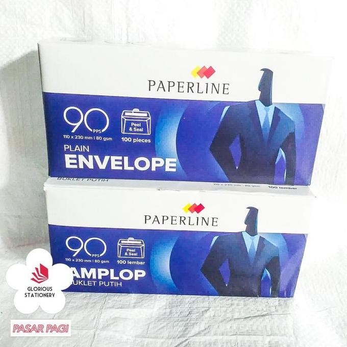 

amplop putih polos panjang 90 merk Paperline