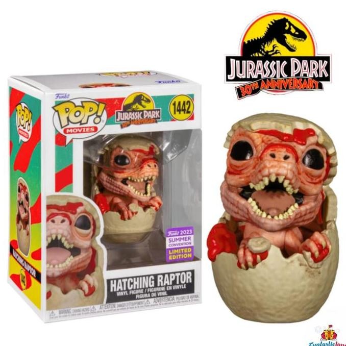 Funko POP Jurassic Park - Hatching Raptor SDCC 2023 Exclusive #1442