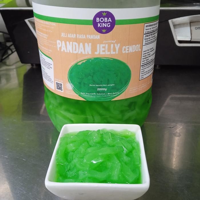 

Boba King Cendol Pandan Jelly Terbaru Best Quality 100% Original
