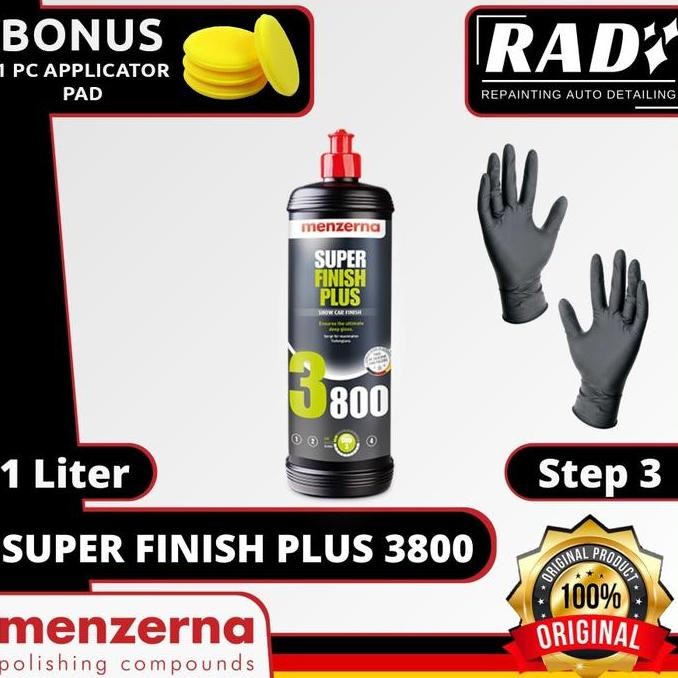Menzerna Super Finish Plus 3800 1L - Obat Poles Mobil Step 3