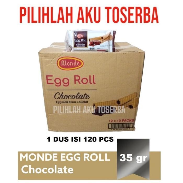 

Biskuit Monde Egg Roll Chocolate 35 Gr - ( Harga 1 Dus Isi 120 ) Termurah Best Quality 100% Original