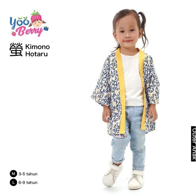 YooBerry Outer Kimono Anak Hotaru Kids Baju Yukata Perempuan Laki