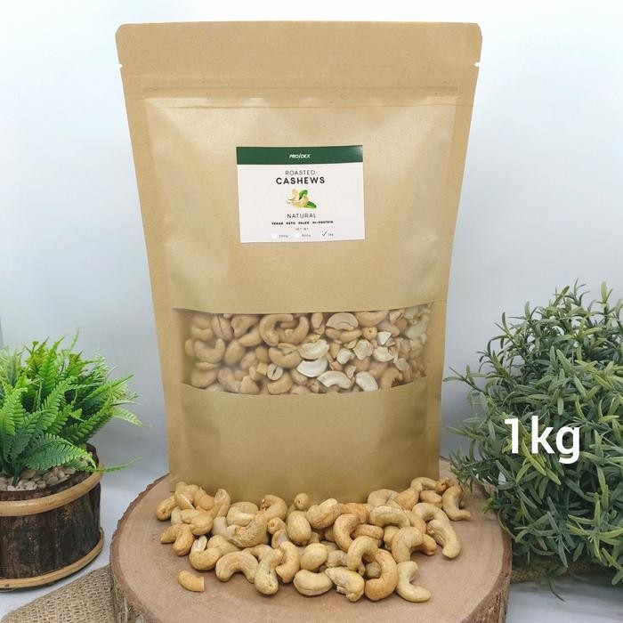 

Roasted Cashew Nuts / Kacang Mede Panggang 1Kg - Cemilan, Snack, Sehat Terbaru Best Quality 100% Original