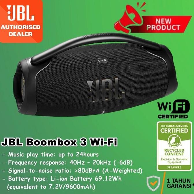Jbl Boombox 3 Wifi Portable Bluetooth Speaker Boombox3 Ip67 Powerful Sound Boombox3 3Wifi