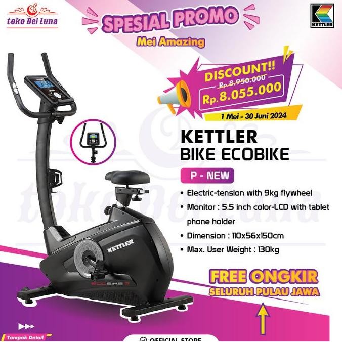 KETTLER Ecobike P New Sepeda Statis