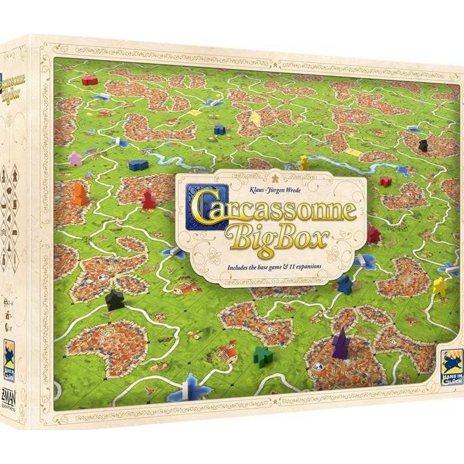Promo Carcassonne Big Box (Original) Board Game COD