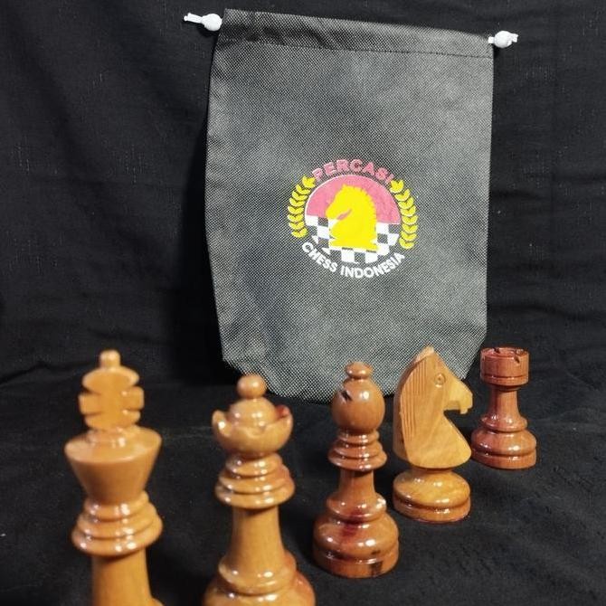 Promo biji / buah catur kayu sawo glossy COD