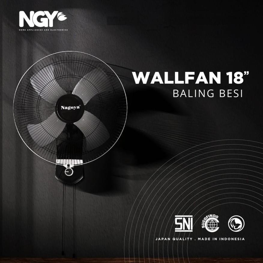 Kipas Angin Dinding Gantung Besi 18 Inc / Nagoya Tornado Wall Fan Ng-18Wf