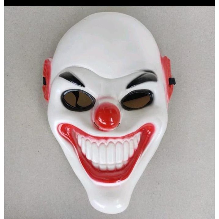 /////] topeng badut seram halloween scary clown mask