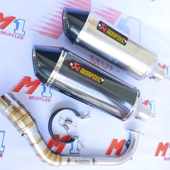 Knalpot Racing Akrapovic Evo Nmax Aerox Pcx Vario Adv Xmax Beat Mio Fino Dll Kualitas Terbaik Harga 