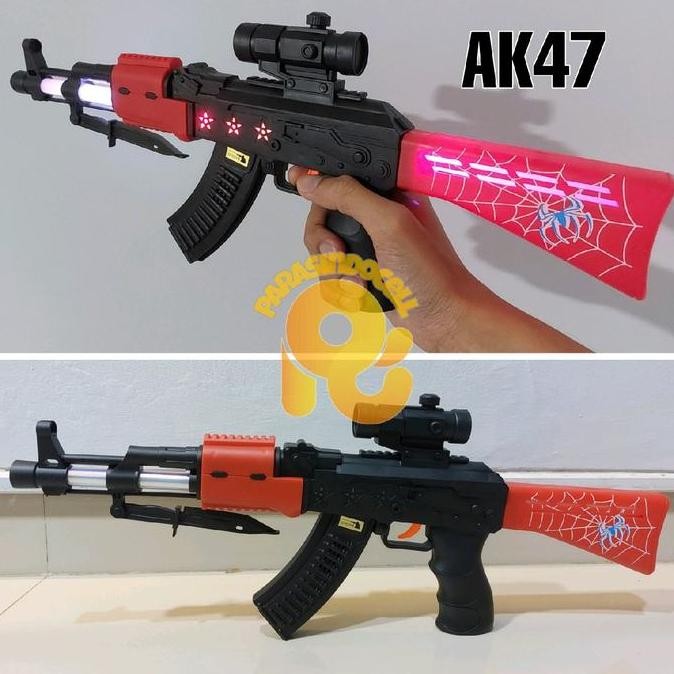 Promo Mainan Tembakan AK47 Light Sound - Tembakan Tembakan Anak COD